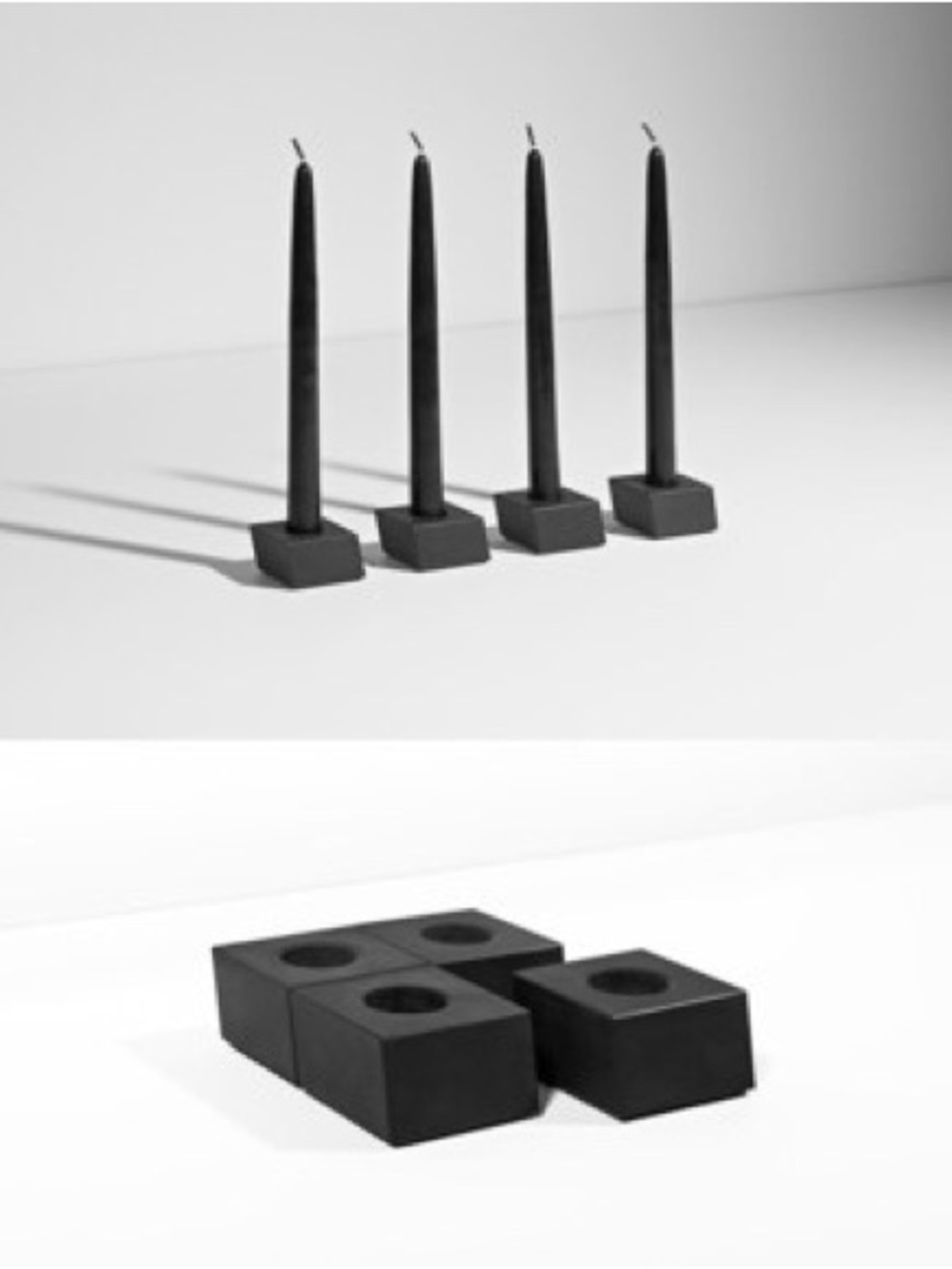 Alexander Wang Objects - Brass Taper Candle Holders - Set of 4